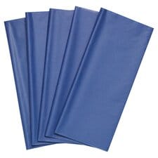 Tesco Royal Blue Tissue 5 Sheets