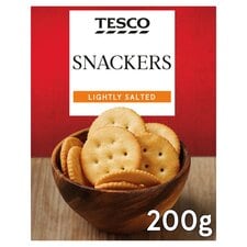 Tesco Snackers Crackers 200G