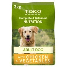 Tesco Chicken & Country Vegetable Dry Dog Food 3Kg