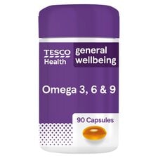 Tesco Health Omega 3, 6 & 9 Capsules - 90s