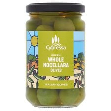 Cypressa Green Whole Nocellara Olives 290g