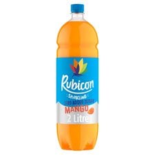 Rubicon Sparkling Zero Added Sugar Mango 2 Litre