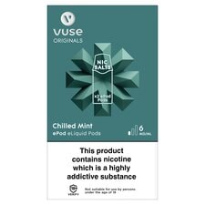 Vuse Originals 2 Chilled Mint Vape Pods 6Mg/Ml