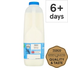 Tesco British Whole Milk 1.13L, 2 Pints