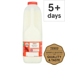 Tesco British Skimmed Milk 1.136L, 2 Pints