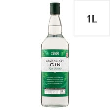 Tesco Dry London Gin 1L