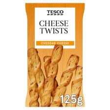 Tesco Cheese Twists 125G