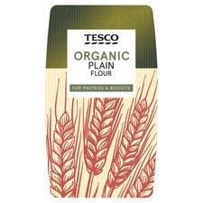 Tesco Organic Plain Flour 1Kg