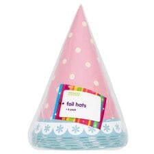 Tesco Party Foil Hats 6 Pack