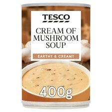 Tesco Cream Of Mushroom Soup 400G