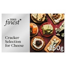 Tesco Finest Assorted Cracker For Cheese 250G