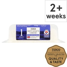 Tesco British Goats Cheese 125G