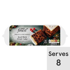 Tesco Finest Iced Rich Fruit Cake 400G