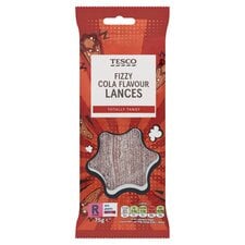 Tesco Fizzy Cola Lances 75G