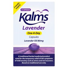 Kalms Lavender Herbal Capsules One-A-Day 14s