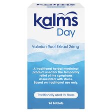 Kalms Day Stress Relief Tablets with Valerian Root Extract 96s