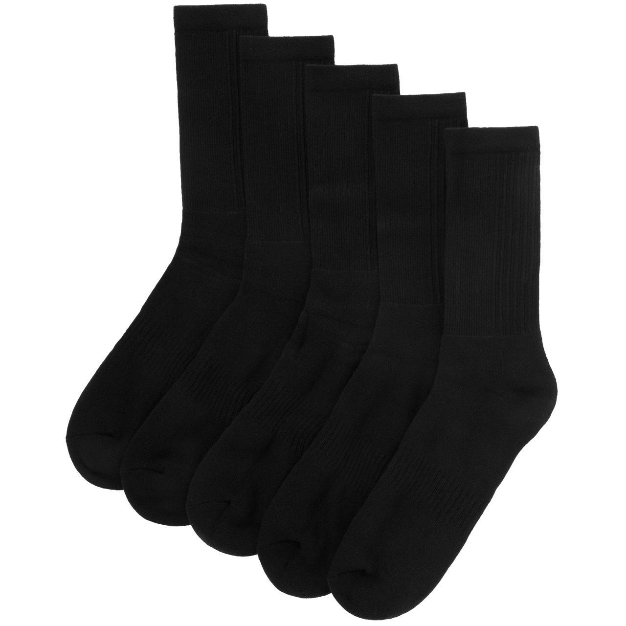 Buy Marvel Avengers Black Ankle Socks 5 Pack - 9-12, Multipacks