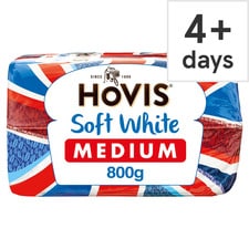 Hovis Soft White Medium Bread 800G