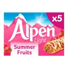 Alpen Light Cereal Bars Summer Fruits 5 x 19g