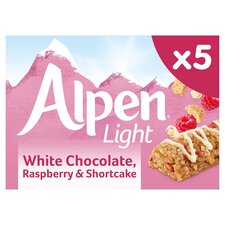 Alpen Light Cereal Bars White Chocolate, Raspberry & Shortcake