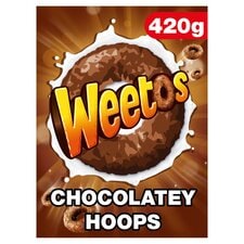 Weetos Chocolatey Hoops Cereal 420G