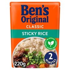 Bens Original Sticky Rice Microwave Rice 220g 