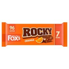 Fox's Rocky Orange Chocolate Biscuit Bars Multipack, 7 Pack 138g