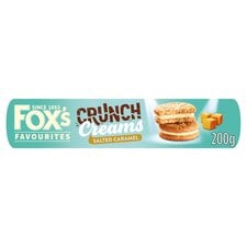 Fox's Salted Caramel Crunch Cream Biscuits 200G