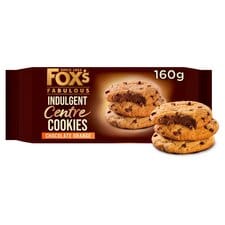 Fox's Indulgent Centre Cookies Chocolate Orange 160G