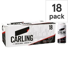 Carling Original Lager Beer Can 18 x 440ml