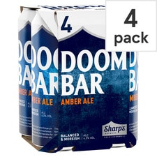 Sharp's Doom Bar Amber Ale Beer Can 4 x 500ml