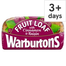 Warburtons Fruit Loaf With Cinnamon & Raisin 400G