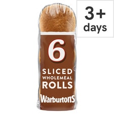 Warburtons Wholemeal Rolls 6 Pack