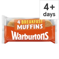 Warburtons Breakfast Muffins 4 Pack