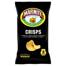 Marmite Potato Crisps 6 x 25g