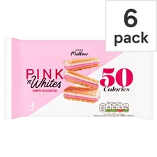 Caxton Pink & White Wafers 6 Pack 85G