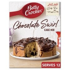 Betty Crocker Chocolate Swirl Cake Mix 425G