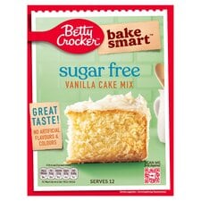 Betty Crocker, Bake Smart, Sugar Free, Vanilla Cake Mix, 350g