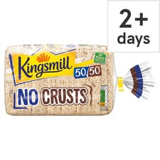 Kingsmill 50/50 No Crusts Bread 400G