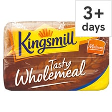 Kingsmill Tasty Wholemeal Medium Bread 800G