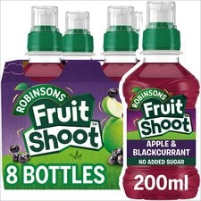 Fruit Shoot Apple & Blackcurrant Kids Juice Drink 8x200ml