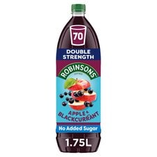 Robinsons Double Strength Apple & Blackcurrant Squash 1.75L