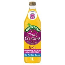 Robinsons Fruit Creations Exotic Pineapple Mango & Passion Fruit Squash 1L