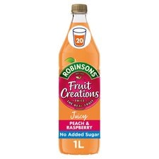 Robinsons Fruit Creations Peach & Raspberry Squash 1L