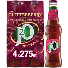 J20 Glitterberry Fruit Blend Drink 4 X 275Ml