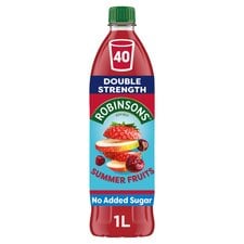 Robinsons Double Strength Summer Fruits No Added Sugar Squash 1L