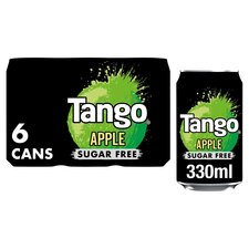 Tango Apple Sugar Free Cans 6x330ml