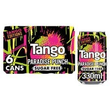 Tango Paradise Punch Sugar Free Cans 6x330ml