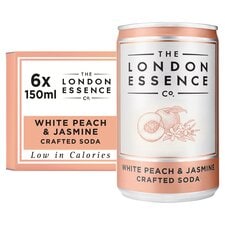 London Essence Peach & Jasmine Soda 6 X 150Ml