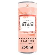 The London Essence Co. White Peach & Jasmine Crafted Soda Drink 250ml